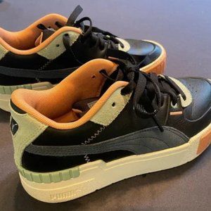 PUMA Cali Sport Mix "Black/Green/Blue" Women's Shoe SZ 7